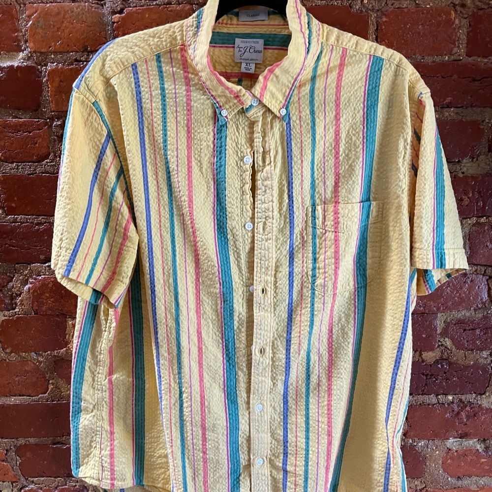 J. Crew Seersucker Shirt